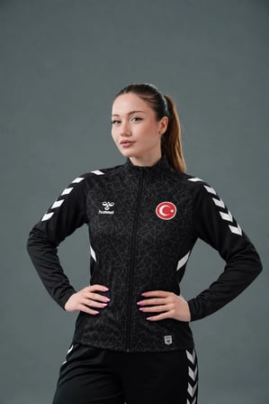 Hummel Dream Milli Takım Kamp Eşofman Üstü Siyah