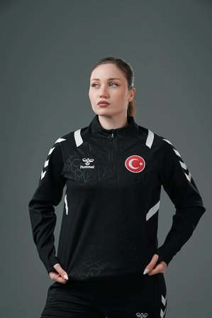 Hummel Dream Milli Takım Antrenman Eşofman Üstü Siyah