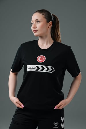 Hummel Armin Milli Takım Pro Tişört Siyah