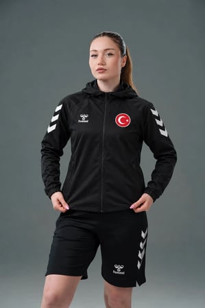 Hummel Armin Milli Takım Yağmurluk Siyah
