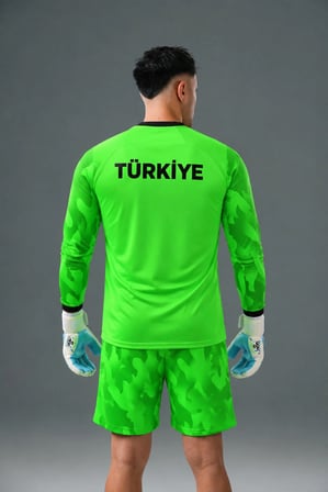 Hummel Elegance Milli Takım Kaleci Forma Takımı Neon Yeşil