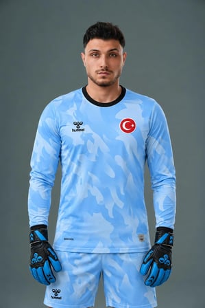 Hummel Elegance Milli Takım Kaleci Forma Takımı Buz Mavi