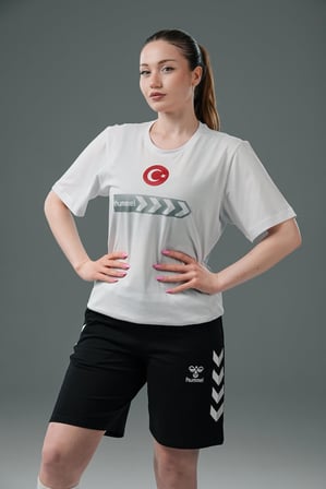 Hummel Armin Milli Takım Pro Tişört  Beyaz
