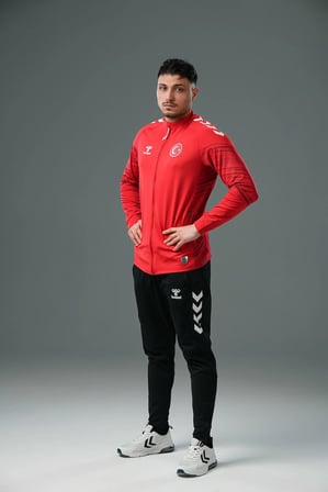 Hummel Milli Takım Line Kamp Eşofman Üstü Kırmızı