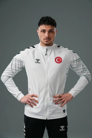 Hummel Milli Takım Line Kamp Eşofman Üstü Beyaz