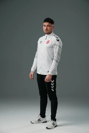 Hummel Milli Takım Line Kamp Eşofman Üstü Beyaz