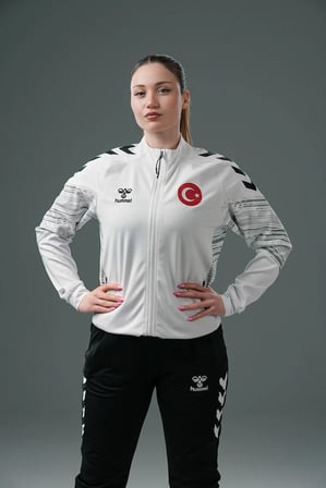 Hummel Milli Takım Line Kamp Eşofman Üstü Beyaz