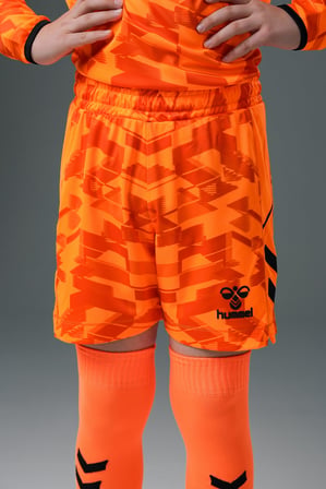 Hummel Line Kaleci Şort Neon Turuncu Çocuk