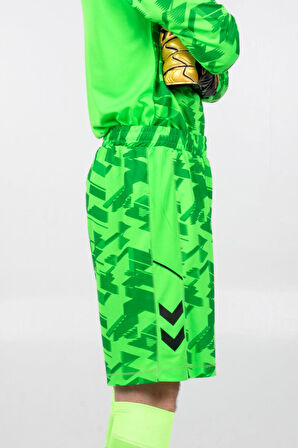 Hummel Line Kaleci Şort Neon Yeşil