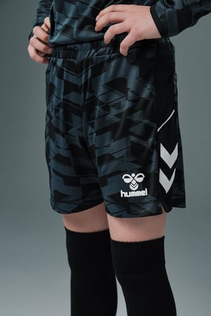 Hummel Line Kaleci Şort Siyah Çocuk