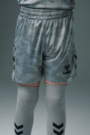 Hummel Line Kaleci Şort Gri Çocuk