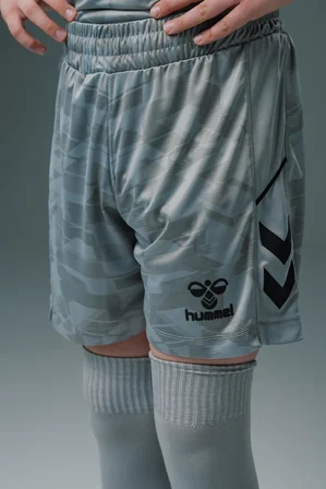 Hummel Line Kaleci Şort Gri Çocuk