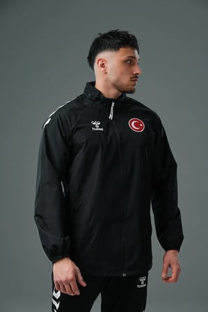 Hummel Line Milli Takım Yağmurluk Siyah