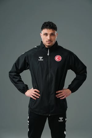 Hummel Line Milli Takım Yağmurluk Siyah