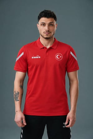 Diadora Alto 25 Milli Takım Kamp Tişört Kırmızı