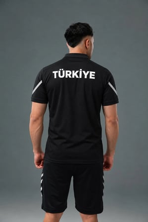 Diadora Alto 25 Milli Takım Kamp Tişört Siyah