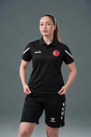 Diadora Alto 25 Milli Takım Kamp Tişört Siyah