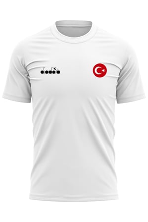 Diadora Bergamo Milli Takım Antrenman Tişört Beyaz