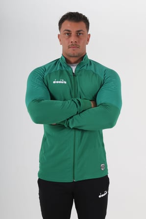 Diadora Premium Kamp Eşofmanı Tek Üst Yeşil
