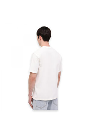 Lumberjack C Neck Bs60 4Fx Krem Erkek T-Shirt