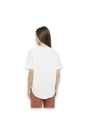 Lumberjack 4M Wl Grace 11Ss156 4Fx Krem Kadın T-Shirt