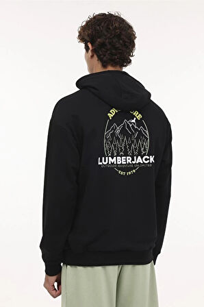 101701131 ML UTHAR 17UT1005 4PR Siyah Erkek Sweatshirt