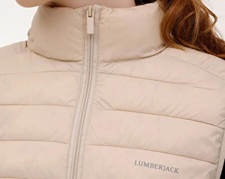 Lumberjack Wb Vest 4Sn34 4Pr Kadın Günlük Yelek 101782318 Krem