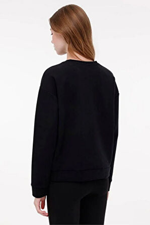WL CARLA-B 16 4PR Siyah Kadın Sweatshirt