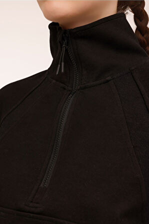 Lumberjack 4W Wl Jessıe 16Ss318 4Pr Kadın Sıyah Sweatshırt