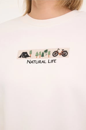 Kinetix Ekru Kadın Sweatshirt