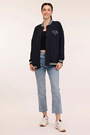 101875897 WL ESTY 18GF956 4PR Lacivert Kadın Eşofman Üstü