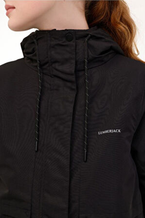 Lumberjack WL ZOE 2URB4 4PR 101898491 Kadın Mont Siyah XS-XL 