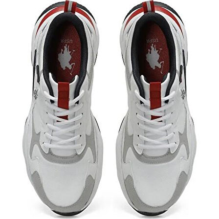 U.S.POLO ASSN SOLIDAR 4PR BEYAZ COMFORT CASUAL ANATOMİK SPOR AYAKKABI
