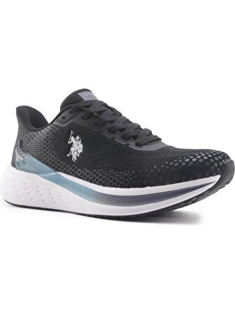 U.S.POLO ASSN BLAKE 4PR SİYAH YEŞİL COMFORT CASUAL ANATOMİK SPOR AYAKKABI