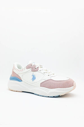 BLOSSOM 4PR Bej Kadın Sneaker Spor Ayakkabı-Kırık Beyaz-Pudra-Mavi