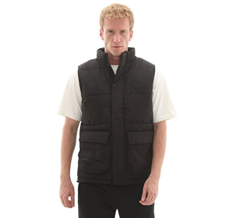 101742846-R Lumberjack 4W Ml Arnold Vest 4Ct646 4Pr Erkek Yelek Siyah