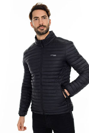 Lumberjack Ml PERRY 1SN21 Coat 4Pr Erkek Siyah Mont 10113688