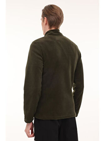 LUMBERJACK CHAD 7SN163 4PR HAKİ CASUAL FERMUARLI POLAR 