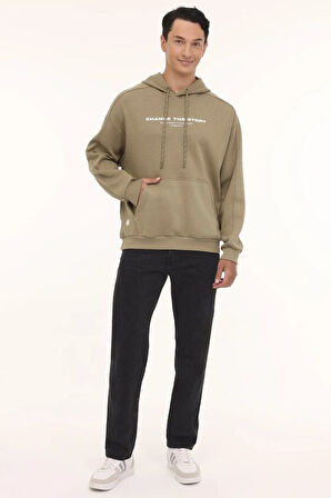 Lumberjack ML FILAZ 17AFW-87 4PR Haki Erkek Sweatshirt