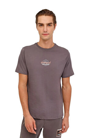 Lumberjack Erkek Tişört 4W ML Greys 11URB2028 4PR 101889506