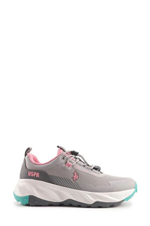 U.S Polo Assn. LOREN WMN 4PR 101816237 Kadın Spor Ayakkabı Gri Pembe 36-40 