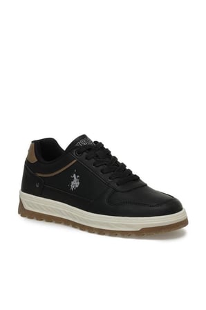 U.S Polo Assn. BELO 4PR 101815993 Erkek Sneaker Ayakkabı Siyah 40-45 