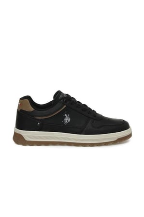 U.S Polo Assn. BELO 4PR 101815993 Erkek Sneaker Ayakkabı Siyah 40-45 