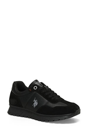 SHEVEN 4PR Siyah Erkek Sneaker Spor Ayakkabı-Siyah