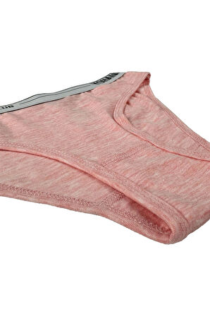 Yohannes Club, Kız Çocuk, Pamuklu Slip Külot, 4'lü Paket, Karışık Renkli