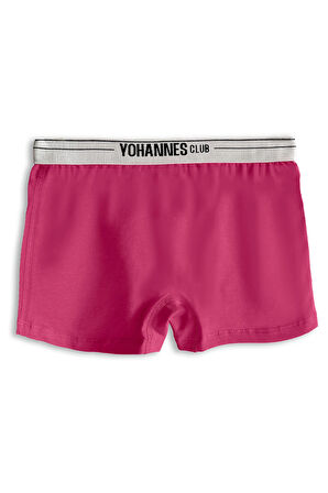 Yohannes Club, Kız Çocuk, Pamuklu Boyshort(boxer), 3'lü Paket, Karışık Renkli