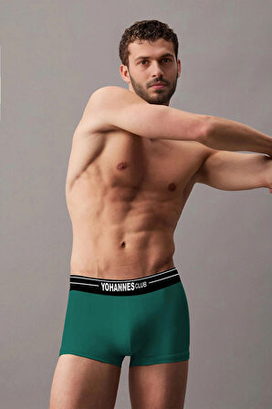 Yohannes Club, Erkek Özel Keseli Pamuklu Boxer, Renk Seçenekli, Tekli Paket