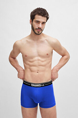 Yohannes Club, Erkek Özel Keseli Pamuklu Boxer, Renk Seçenekli, Tekli Paket