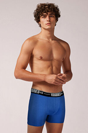 Yohannes Club, Erkek Özel Keseli Pamuklu Boxer, Renk Seçenekli, Tekli Paket