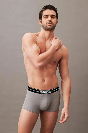 Yohannes Club, Erkek Özel Keseli Pamuklu Boxer, Renk Seçenekli, Tekli Paket
